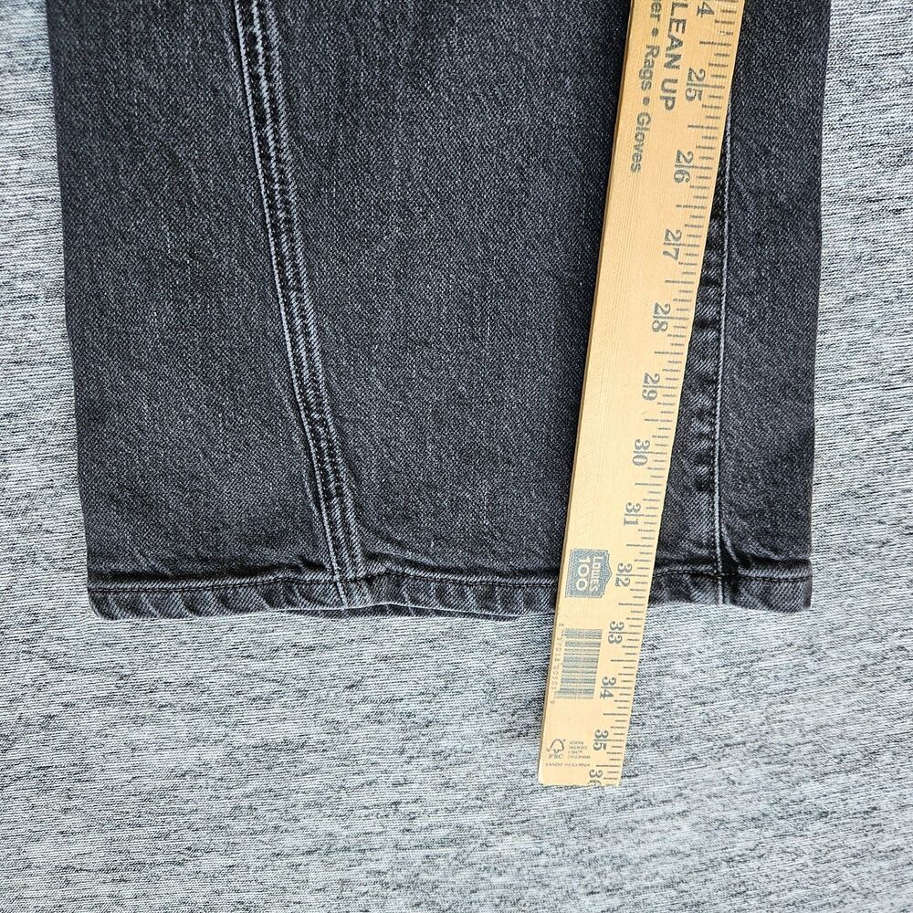 Free People We The Free Flared Bell Bottom Wide Leg Denim 26 Washed Black Jeans - Picture 7 of 10